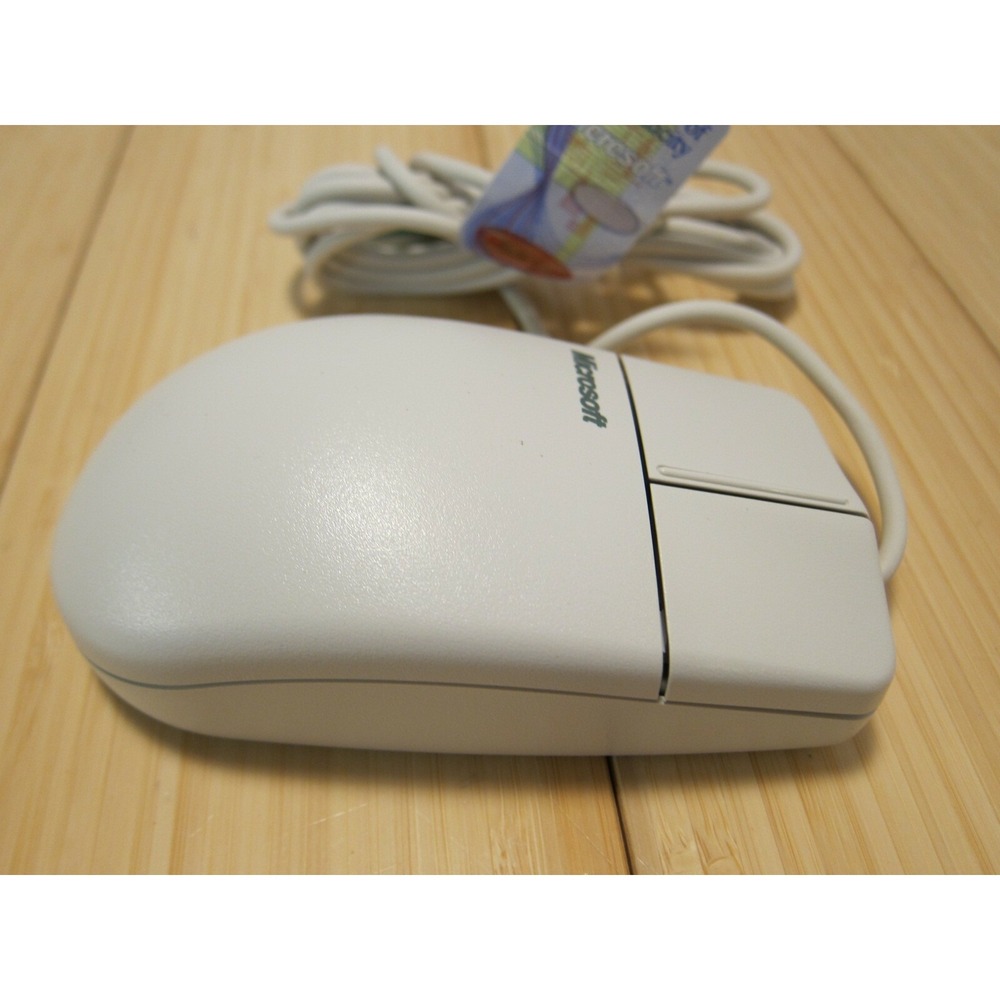 NOS Vintage 2 Button Microsoft Mouse Port Compatible PS2 Mouse 2.1A PN X03-68761 - Picture 5 of 12